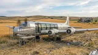 Transforming an Old Airplane into a Luxury Living Space | Time-Lapse Renovation
