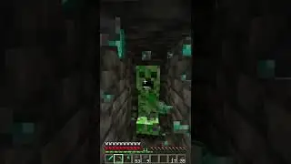 H&Ouml;HLE erkunden UND dann DAS?! 💎  #minecraft #diamond #herobrine #creeper #shorts