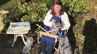 The Pamela R Johnson Lap Easel, folding, lightweight, and sturdy