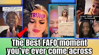 Woman Who Tattooed TRUMP on Her Forehead Now Begs for Money to Remove It