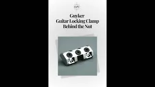 Guyker XS001 Guitar Locking Clamp Behind the Nut &ndash; CNC Machined, Black with Screws