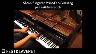 Print din Festsang på Festklaveret.dk