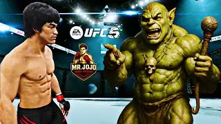 Гигантский гоблин бросает вызов Брюсу Ли&hellip; Большая ошибка | EA SPORTS UFC 5 | MR. JOJO - MMA REALM