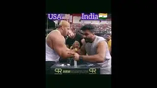 usa vs india  mazahir saidu  in # arm wrestling