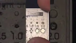 Resin printed validation matrix