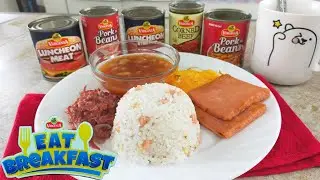 VIRGINIA Breakfast of Champions (Luncheon Meat Fried Rice, Corned Beef, Pork n' Beans and Egg)