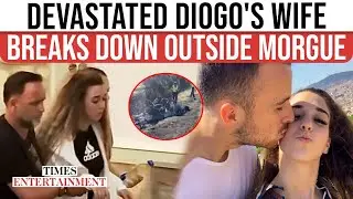 Diogo Jota’s Wife Rute COLLAPSES Outside Morgue After Identifying Body | WATCH VIDEO