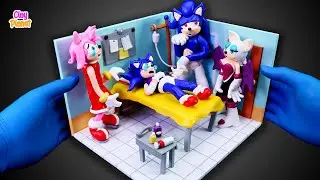 Sorry Baby Sonic, Please Come Back Family!!! -Sonic the Hedgehog Clay -Poor Sonic Life | Clay Planet