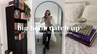 BIG BOOK CATCH UP | getting back into reading, dire bound review and christmas book haul