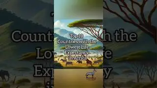 Top 10 Countries with the Lowest Life Expectancy  in Africa