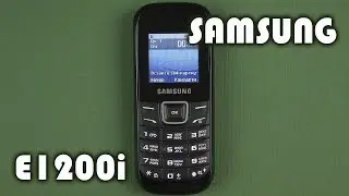 Распаковка Samsung E1200i Black