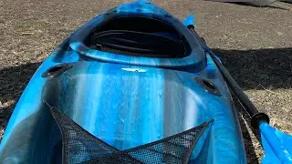 Pelican Mission 100 kayak and it&rsquo;s maiden voyage.
