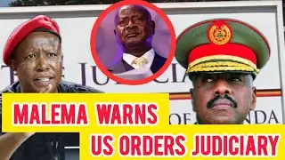 Malema urges international bodies REJECT Museveni as US ORDERS Judiciary quickly give Bobi wine win