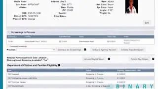 AHCA Background Screening Clearinghouse: Individual Profile and Search