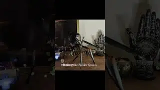 making of the Spider Queen #dollartist #dollart #dollcraft #dollsandspooks #dollmaking #spiderqueen