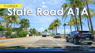 Sunrise Blvd, SR A1A to Pompano Beach Florida Driving Tour 4K POV   #a1adventure  #pompanobeach