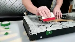 AxeWrapz  - Graphic Install On A Tolex Case Part 1