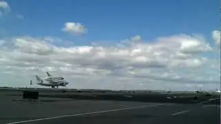 Closeup Runway Footage - Space Shuttle Enterprise Landing at JFK NYC