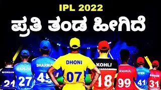 Ipl 2022 all team squad | Ipl 2022  All teams players list