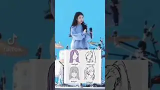Iu hairstyle edit #shorts #iu #kpop