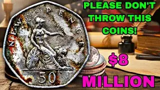Rare British 50p Coins That Sell for Insane Dollar Amounts &mdash; Top 5 Must-See Market Valuations!