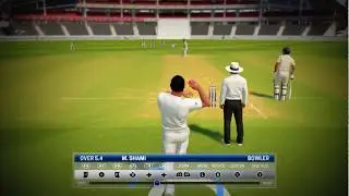 Mohammed Shami shatters the stumps( Ashes Cricket Gameplay)