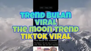 TUTORIAL THE MOON TREND TIKTOK