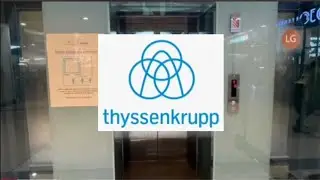 Scenic Thyssenkrupp Elevator At Festival Mall Alabang, Muntinlupa City, Metro Manila, Philippines
