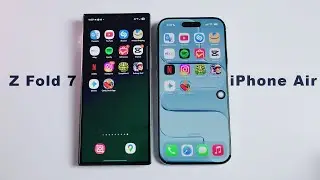 iPhone Air VS Samsung Galaxy Z Fold 7 Full Speed Comparison