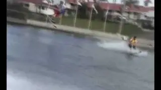 Freestyle Waterski Jumping
