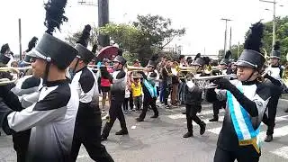 Parrot Drum Corps del Colegio Valle del Sol — Desfile 15 de Septiembre 2019 en Villa Nueva, Guate