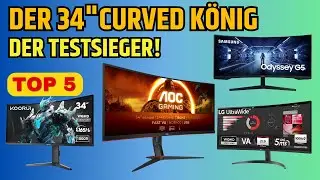 34 Zoll Monitor Vergleich 2025 | Die 5 besten Ultrawide Monitore f&uuml;r Gaming & Home Office