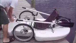 bike boat ultimate human powered vehicle amphibious