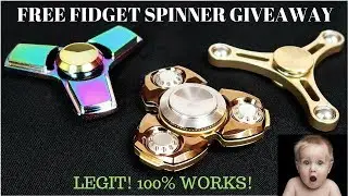 Win Free Fidget Spinner Giveaway No Shipping 100% Work and Legit
