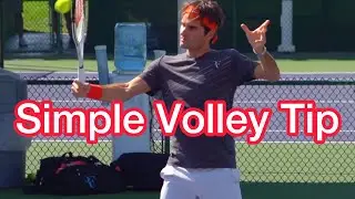 One Simple Tip For More Volley Consistency (Play Better Tennis)