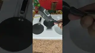 Распаковка миниатюрного кухонного набора #мини #миниатюрнаякухня #еда #готовка #короткометражки