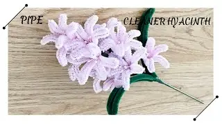 DIY White Hyacinth Flowers with Pipe Cleaners - Easy Craft Tutorial