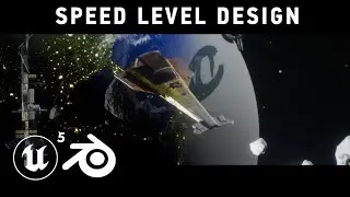 Earth Orbit Speed Level Design | Unreal Engine 5 | Blender