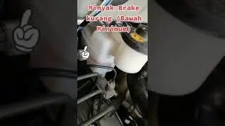 cara cek indikator rem tangan menyala