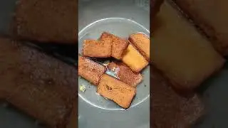 Simple and easy bread halwa/ Double ka meetha/#shorts