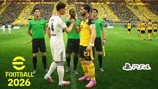 Боруссия Дортмунд — Айнтрахт Франкфурт — eFootball 2026 | PS4