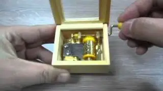 Hand Crank Music Box @ Meritline (item#412-098)
