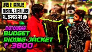BEST BUDGET RIDING JACKET TAMIL | MOTOWEAR RIDING JACKET | STARTING ₹ 3800 | Bikerz Module | CHENNAI