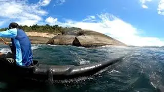 Chinês V1 - 360° - (Praia da Glória, volta na Ilha do Veado, Praia da Glória). Parte 2 