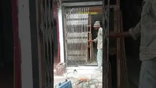 Ss channel gate folding.   Steel channel gate.  Folding. Gate. Patna (bihar)