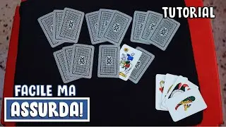 TRUCCO DI MAGIA CON CARTE NAPOLETANE DA SCOPA! Trucco di Karl Fulves con carte siciliane tutorial