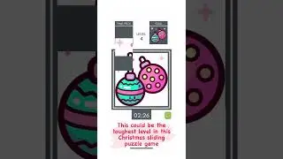 Sliding Puzzle Mania Christmas Game Level 4 iOS and Android