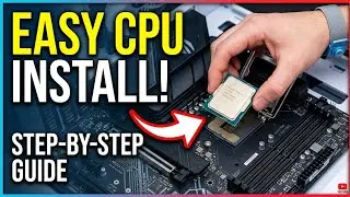 New Motherboard processor setup process 