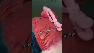 Half pink + half turquoise hair 💕💙