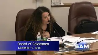Southborough Board of Selectmen Meeting December 4, 2018